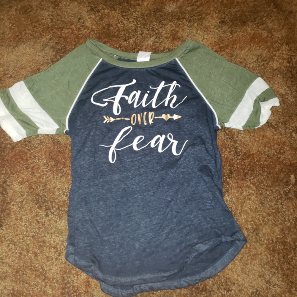 no boundaries faith over fear shirt
